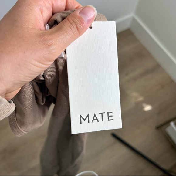 NWT MATE The Label Tencel Lounge Midi Tank Dress in Mushroom Size XS - Picture 12 of 13